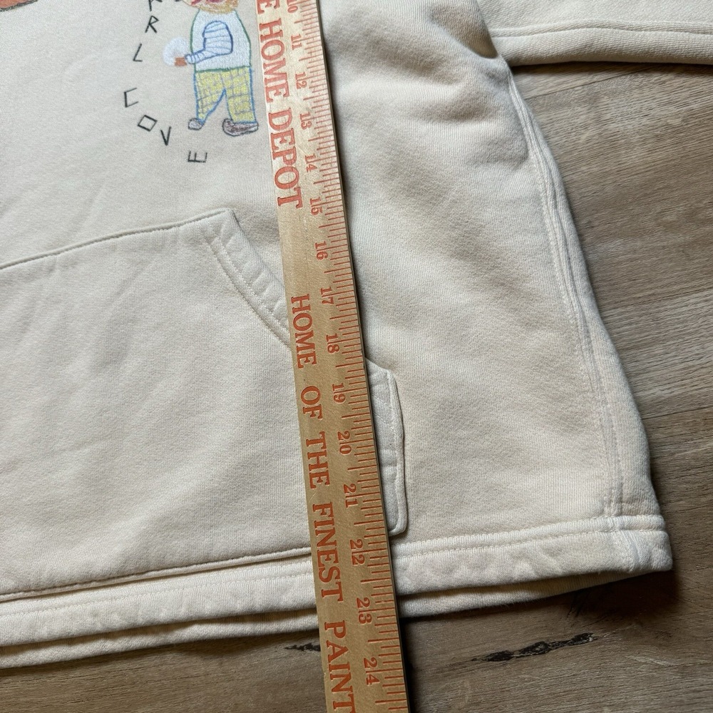 Madhappy LA Lake Amity Hoodie Womens S Beige Local Optimist Group Graphic‎ Boxy - Picture 9 of 10
